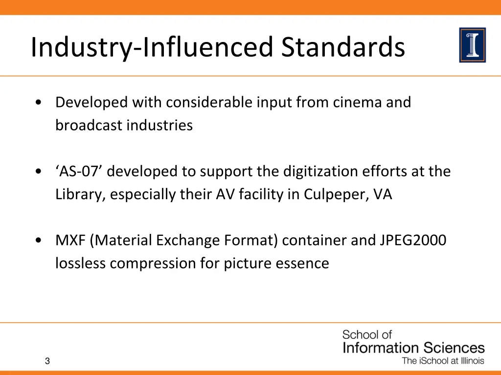 industry influenced standards