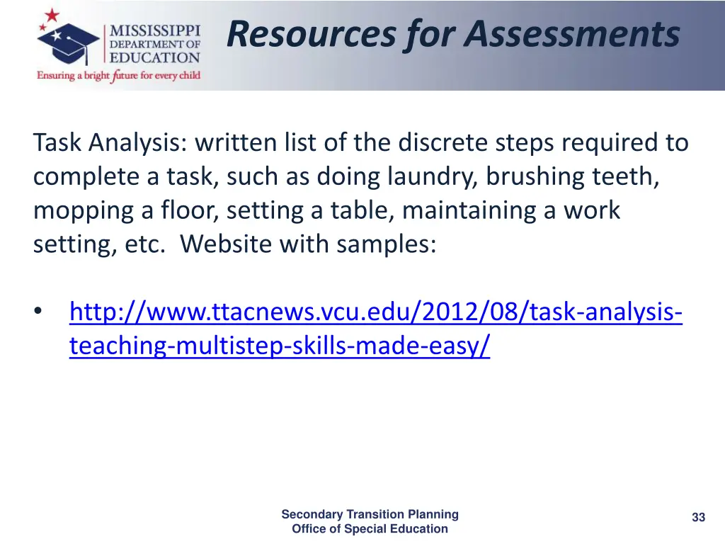 resources for assessments 3