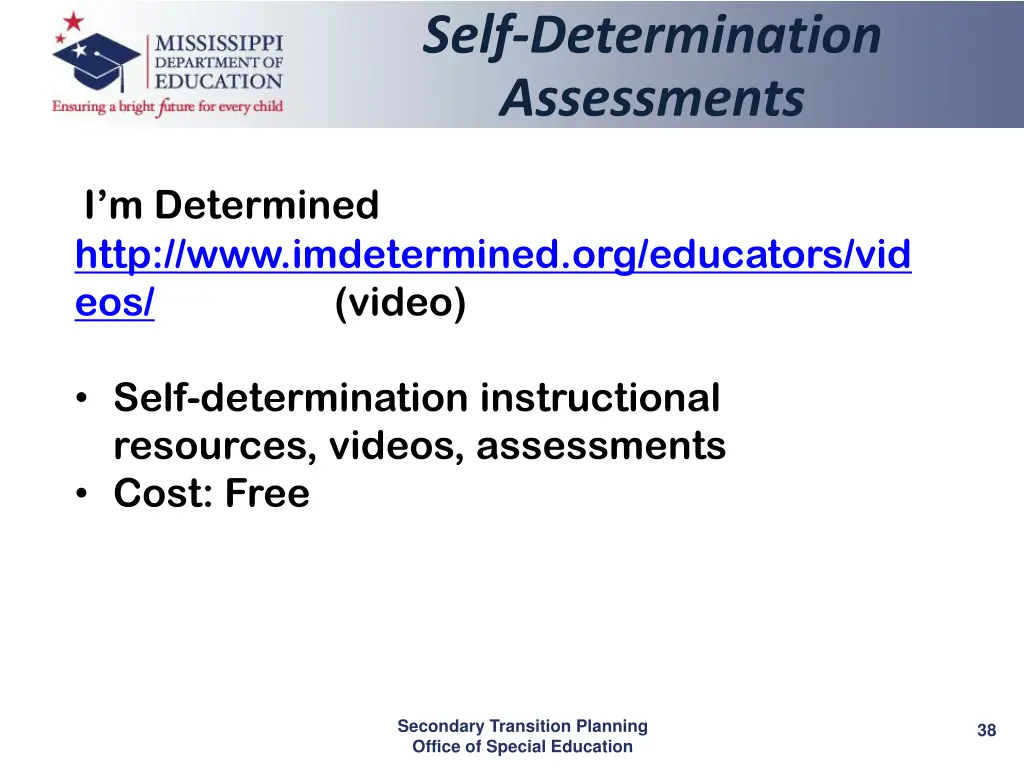 self determination assessments 1