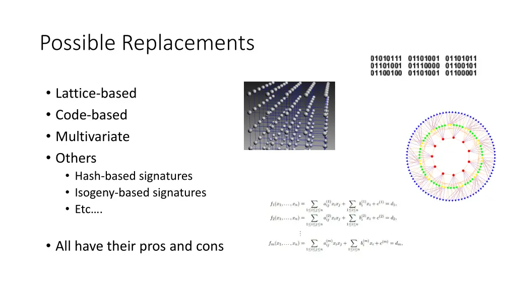 possible replacements