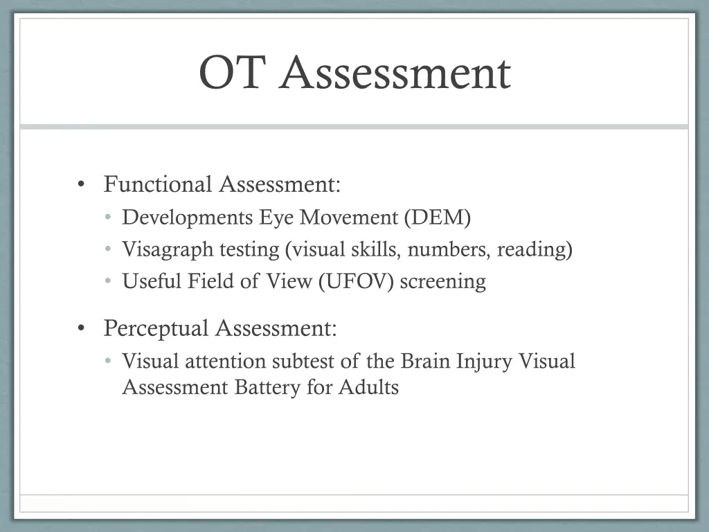 ot assessment 1