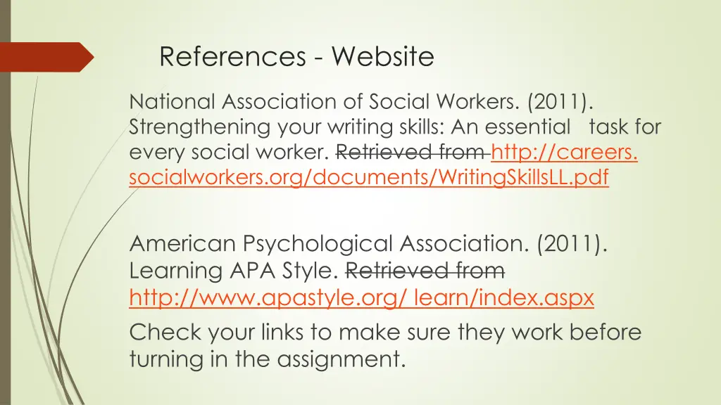 references website