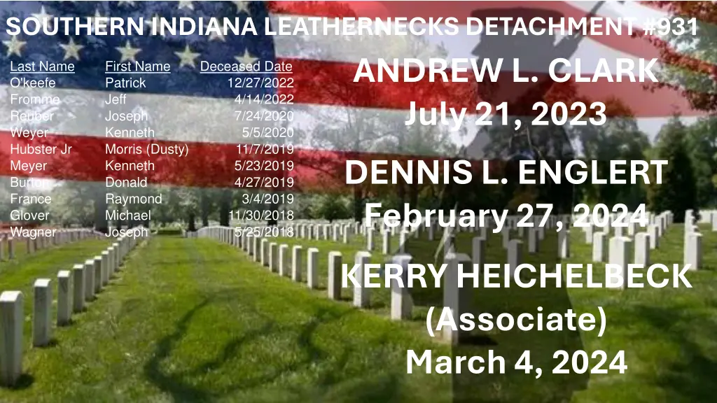 southern indiana leathernecks detachment 931