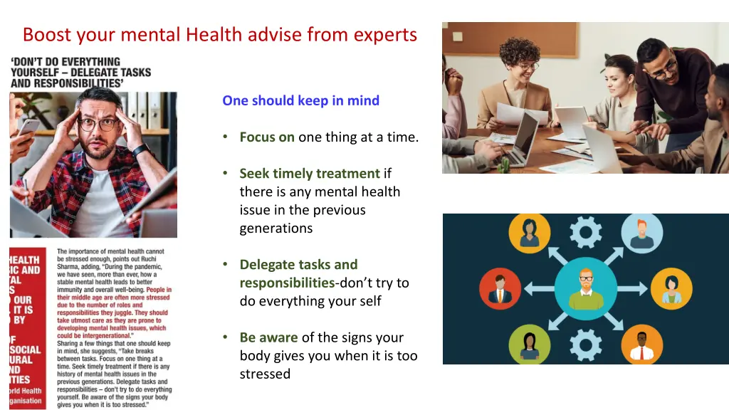 boost your mental health advise from experts