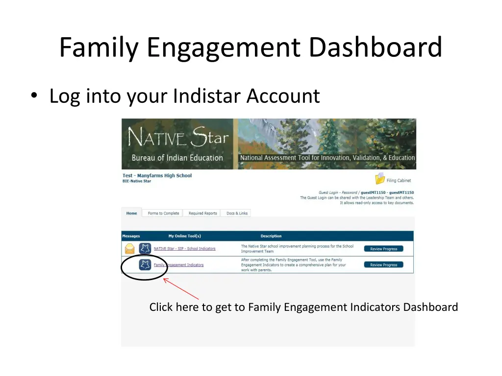 family engagement dashboard 1