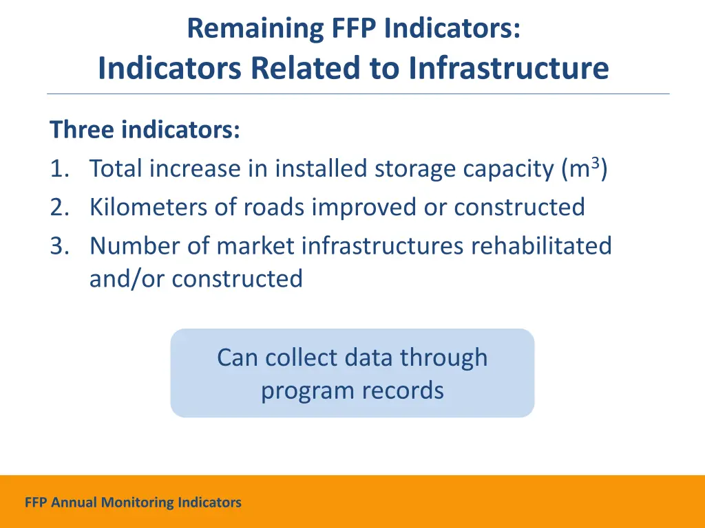 remaining ffp indicators indicators related 2