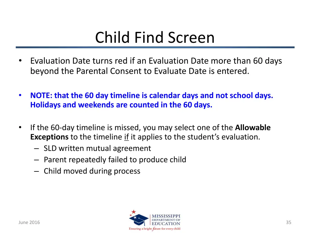 child find screen 5