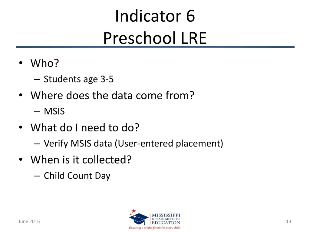 indicator 6 preschool lre