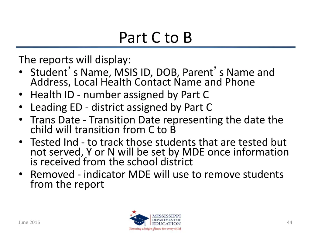 part c to b 1