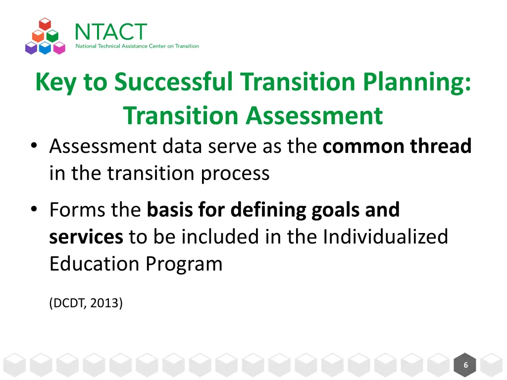 key to successful transition planning transition