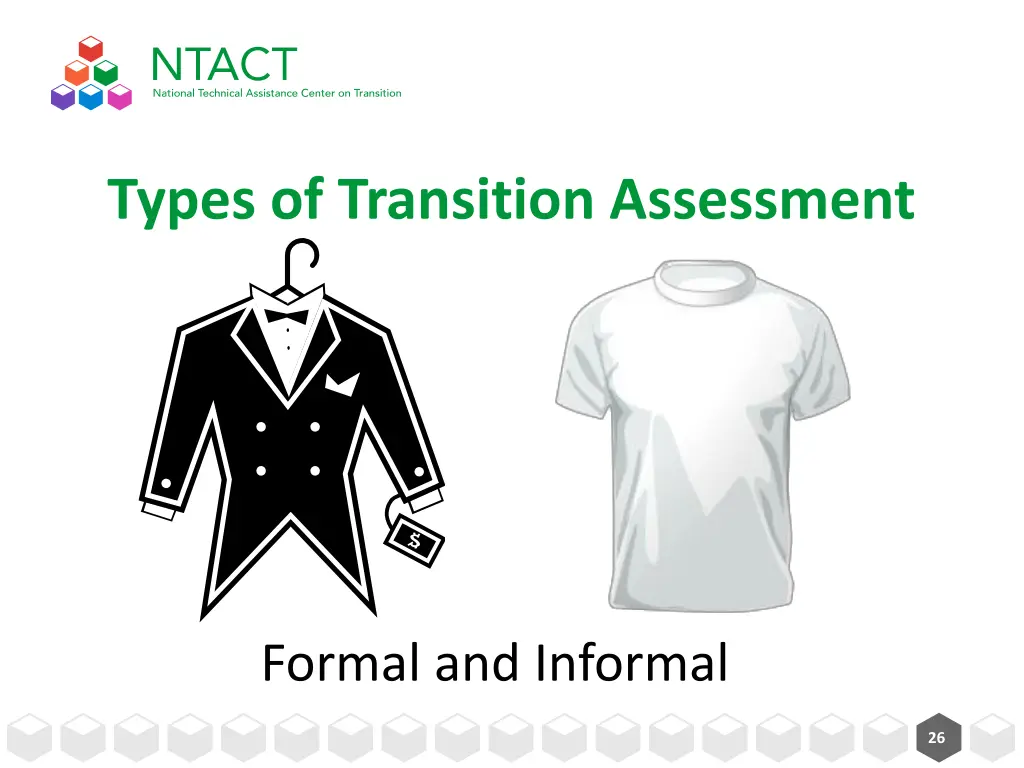 types of transition assessment