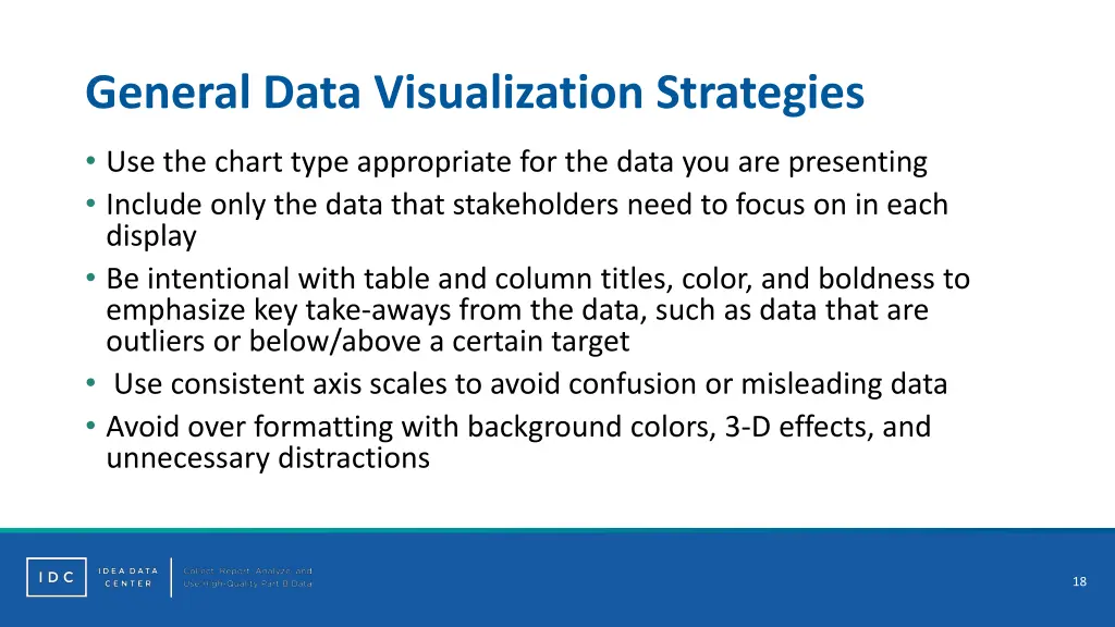 general data visualization strategies