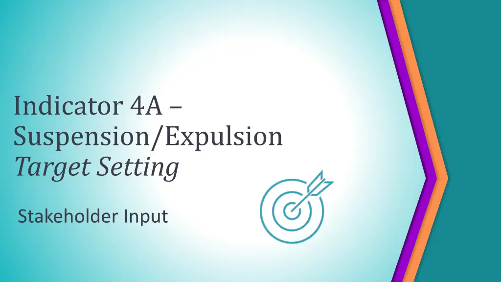 indicator 4a suspension expulsion target setting