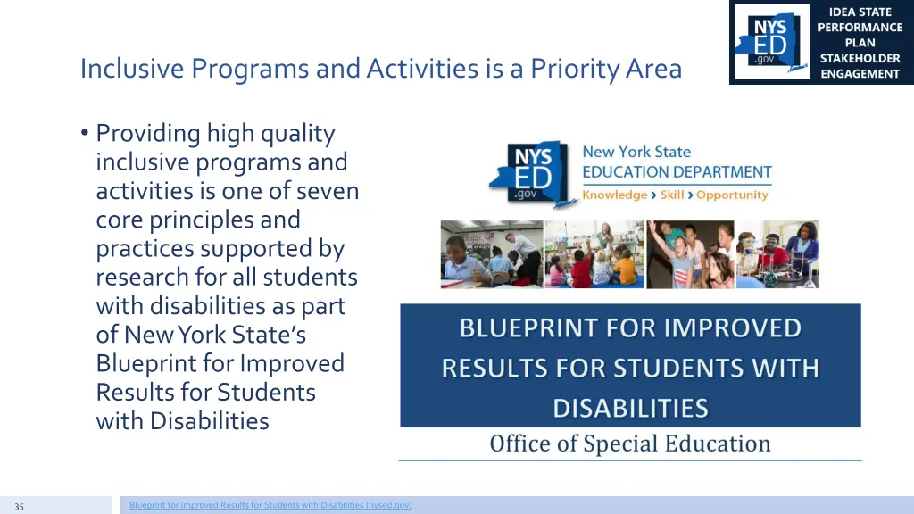 inclusive programs and activities is a priority