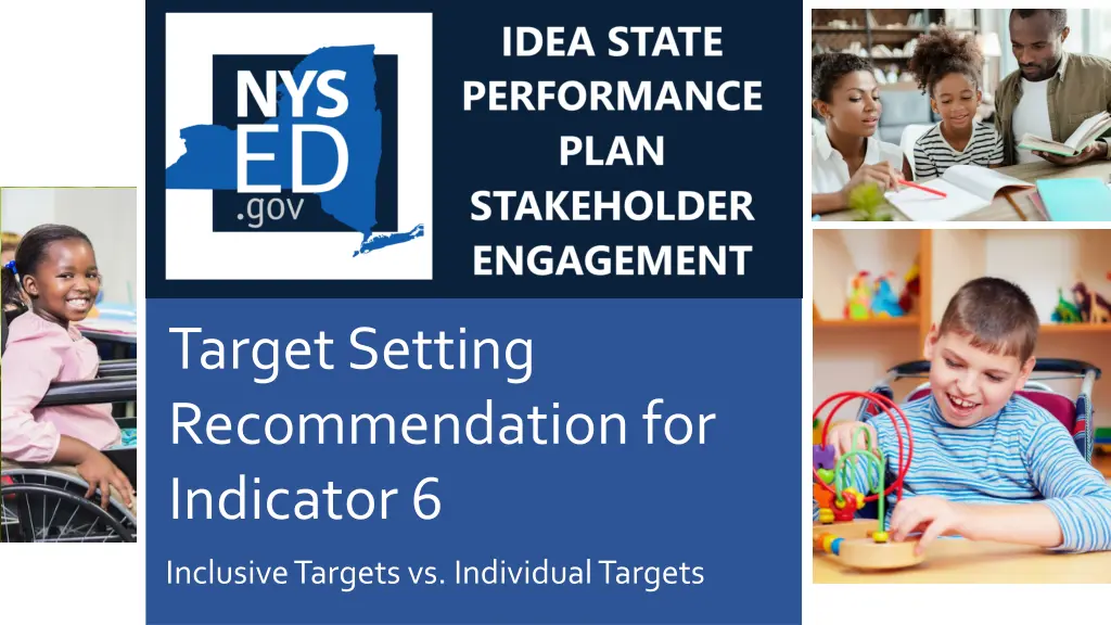 target setting recommendation for indicator 6