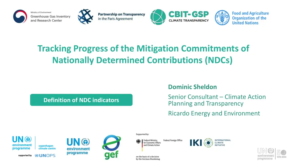 tracking progress of the mitigation commitments