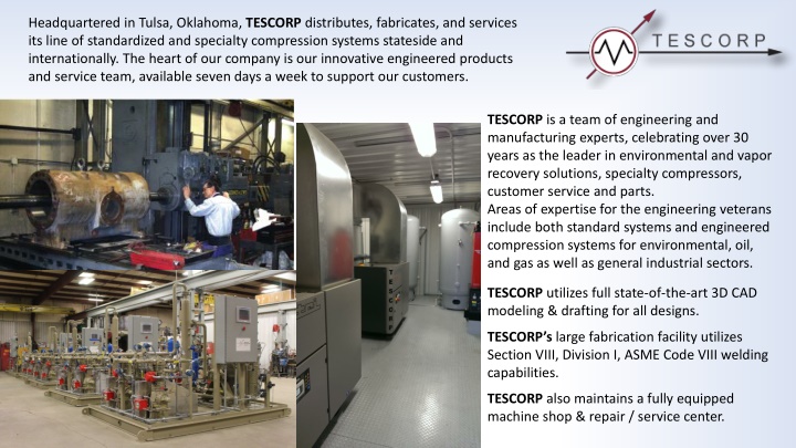 headquartered in tulsa oklahoma tescorp