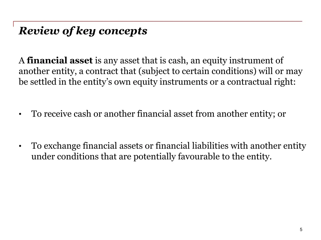 review of key concepts 1