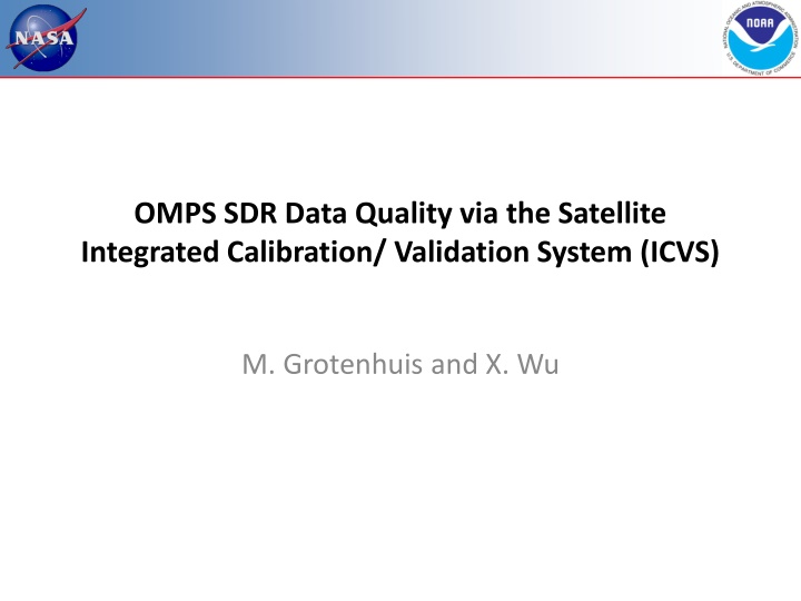 omps sdr data quality via the satellite