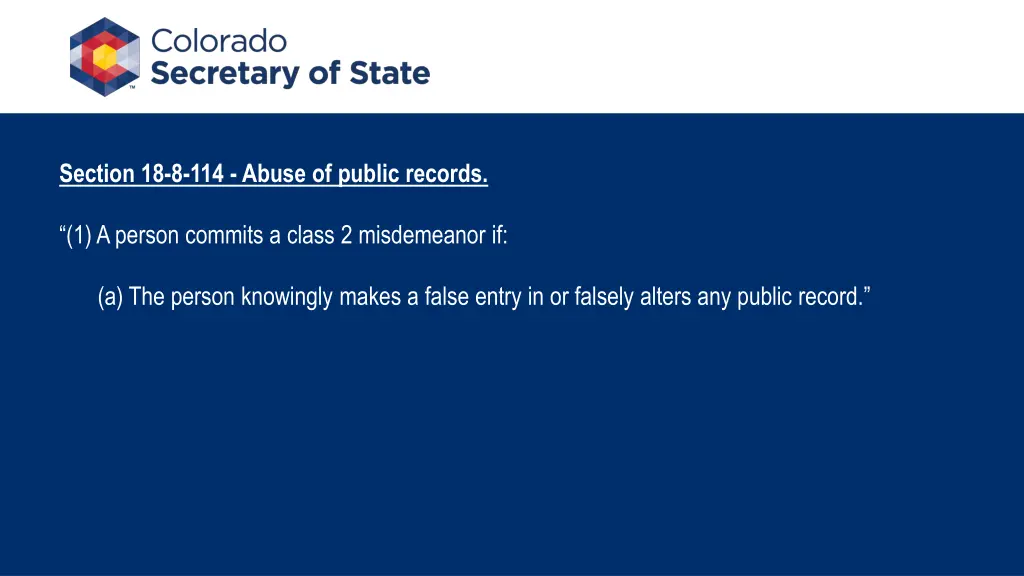 section 18 8 114 abuse of public records