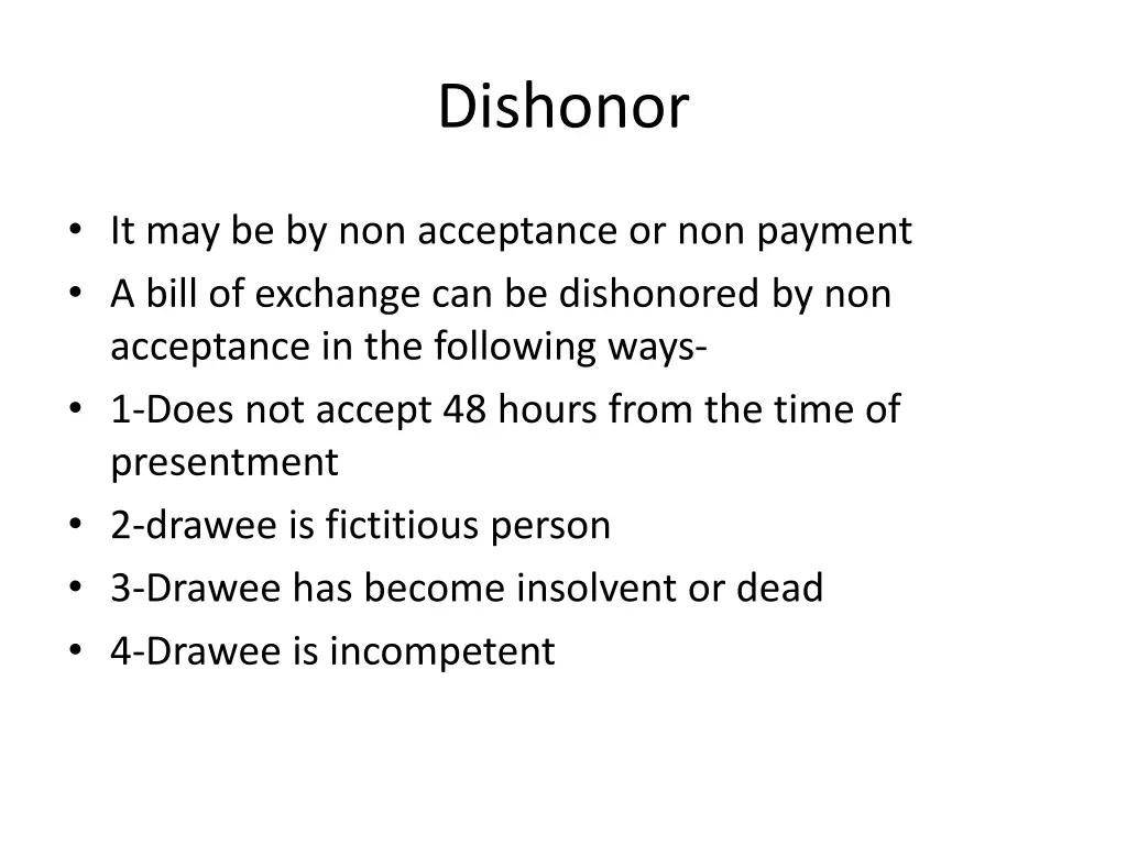 dishonor