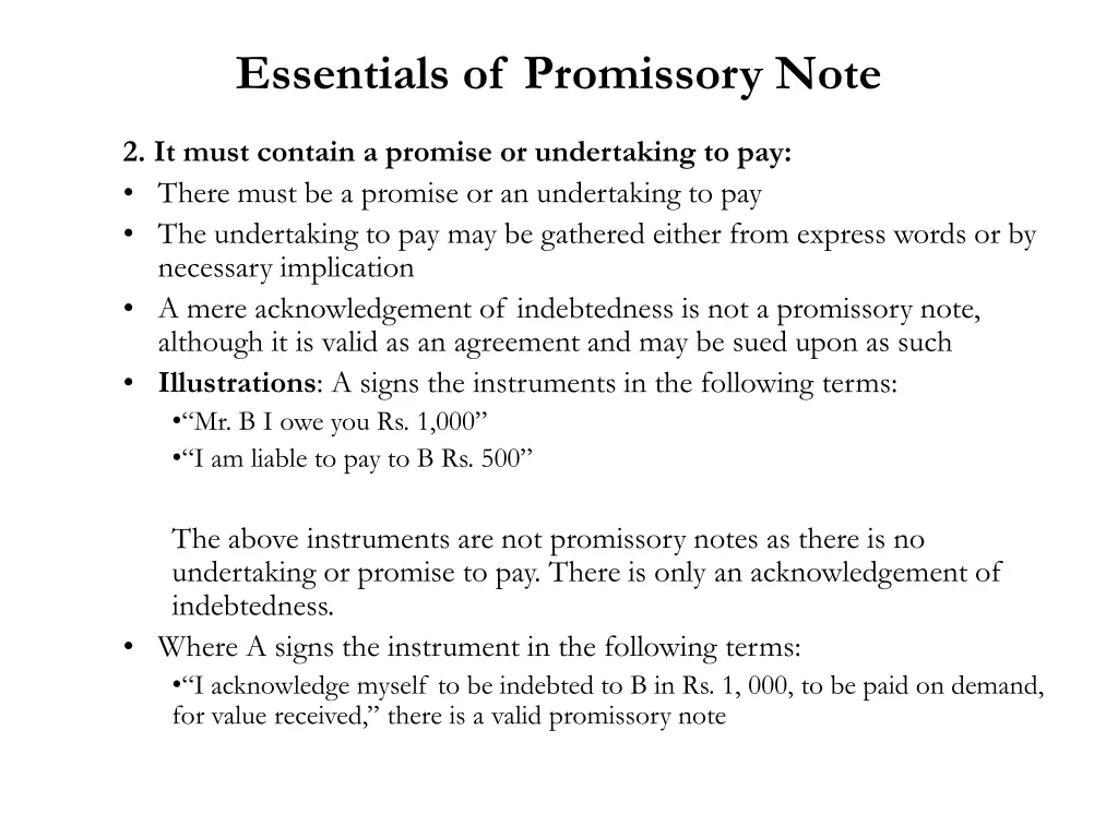 essentials of promissory note 1