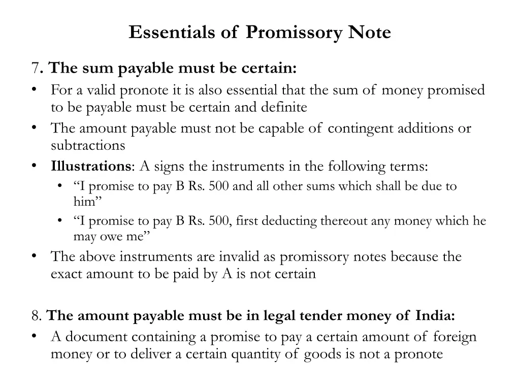 essentials of promissory note 4