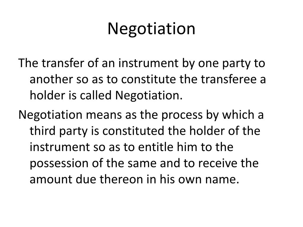 negotiation 1