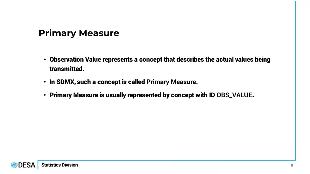 primary measure