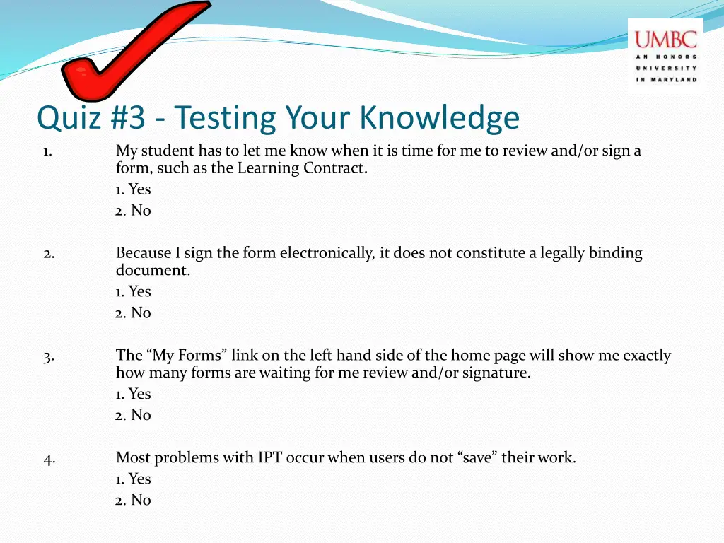 quiz 3 testing your knowledge 1 my student