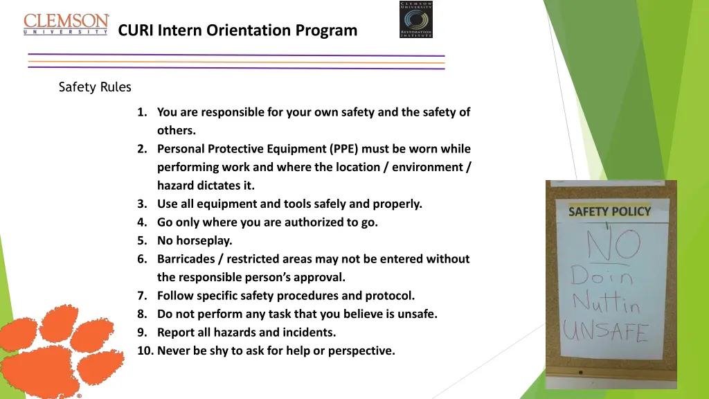 curi intern orientation program 2