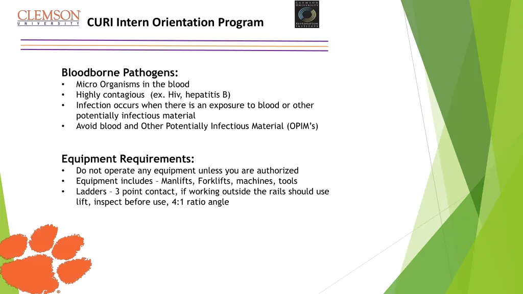 curi intern orientation program 4