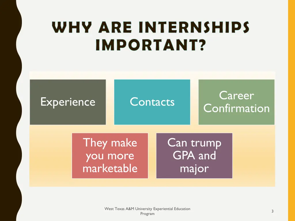 why are internships important