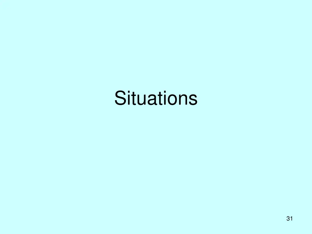 situations 1