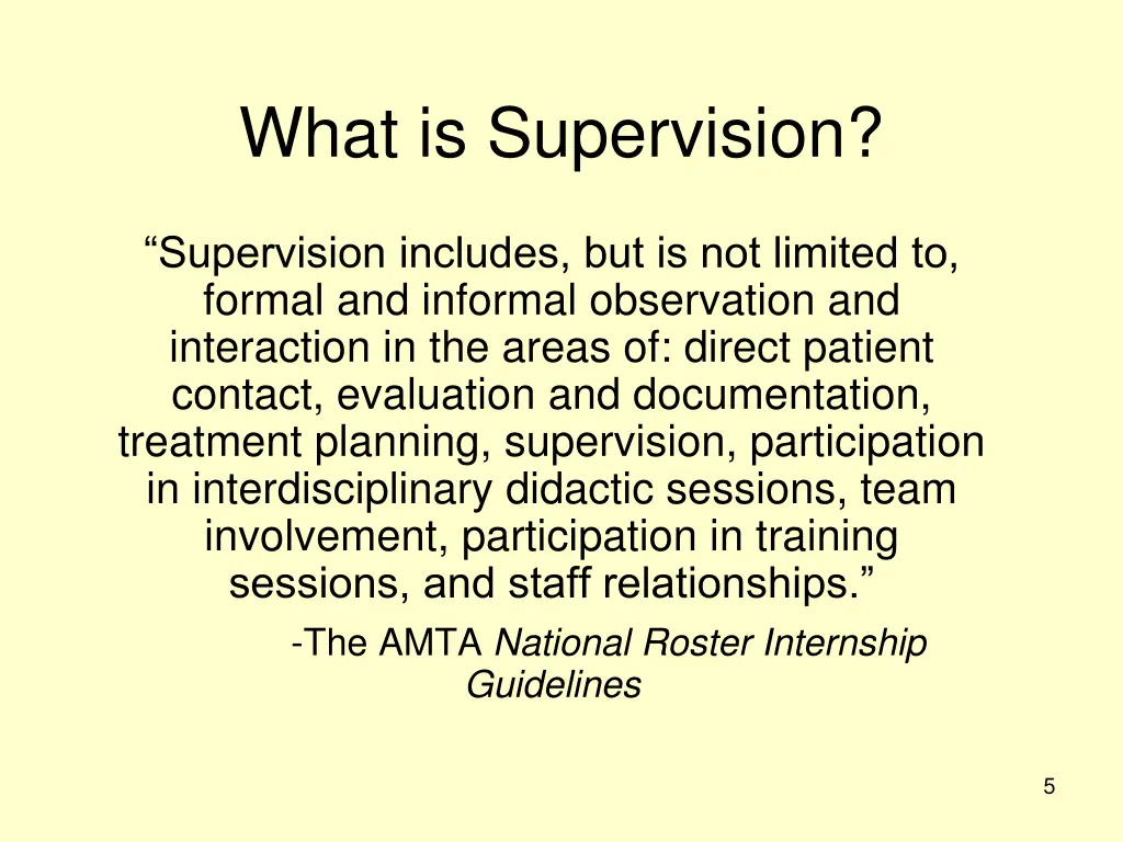 what is supervision