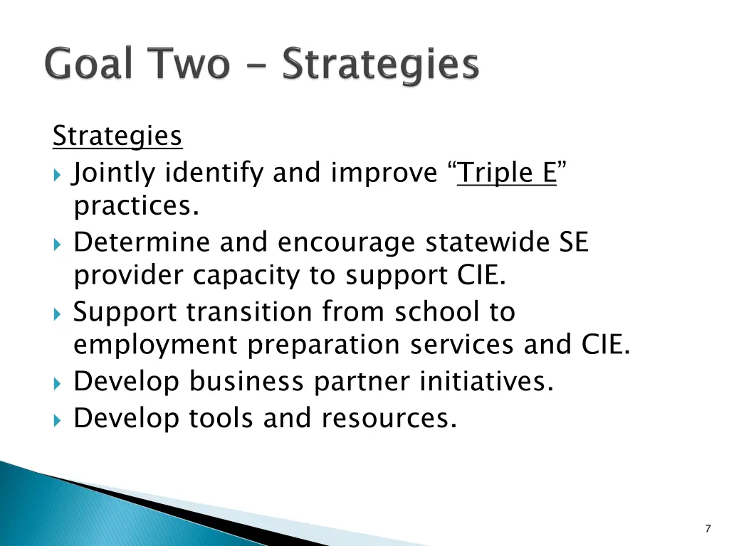 strategies jointly identify and improve triple