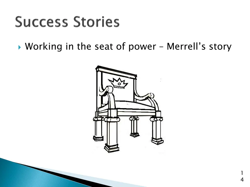 working in the seat of power merrell s story