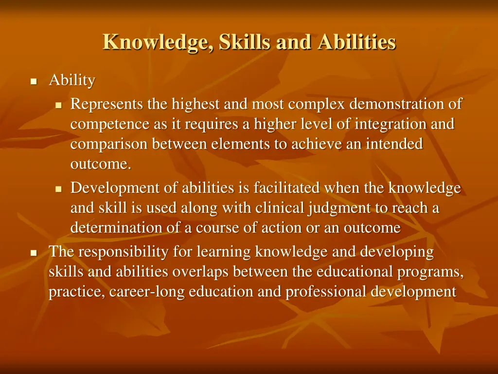 knowledge skills and abilities 1