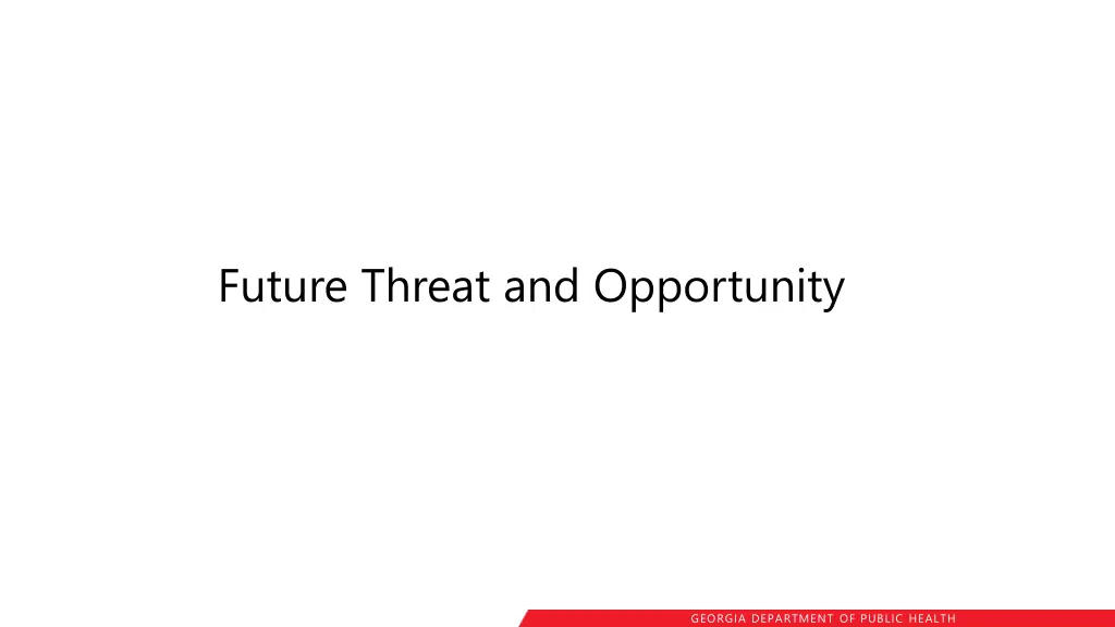 future threat and opportunity 1