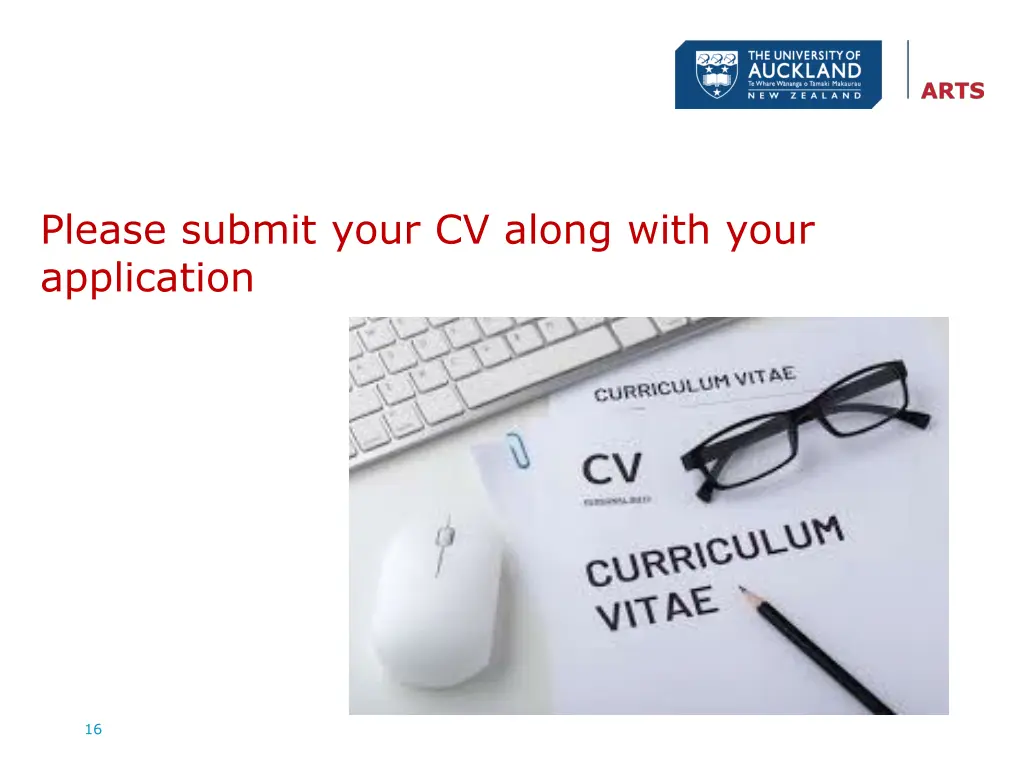 please submit your cv along with your application