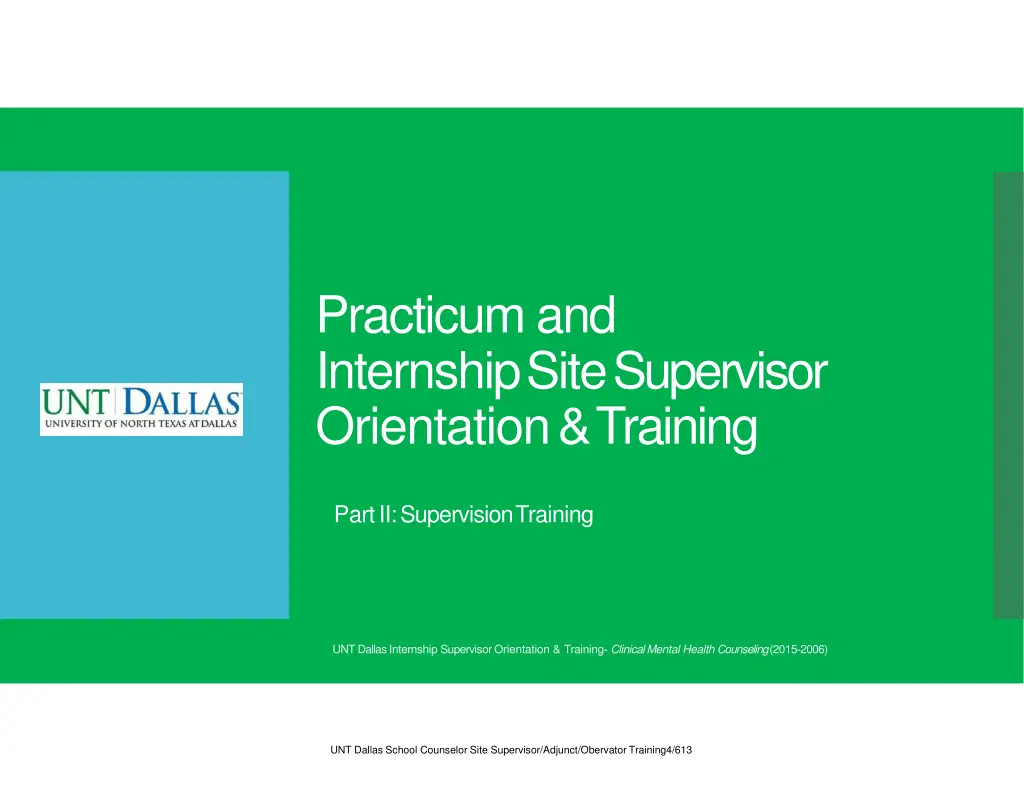 practicum and internshipsitesupervisor