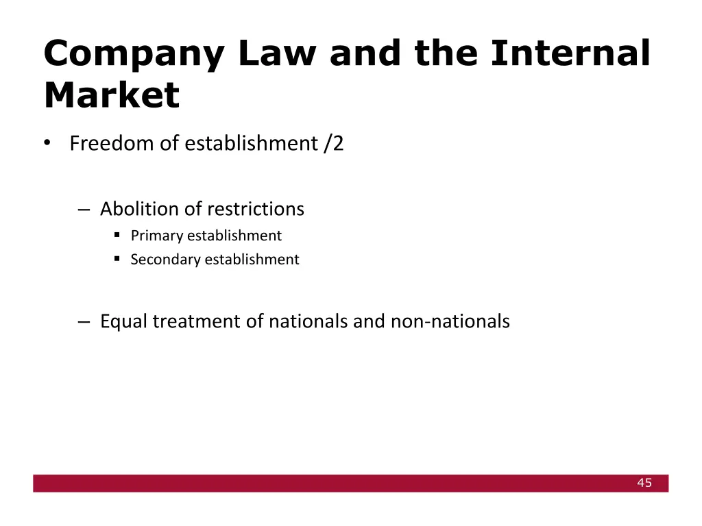 company law and the internal market 5