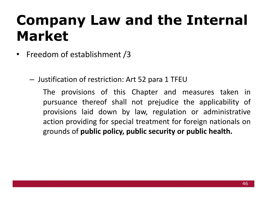 company law and the internal market 6