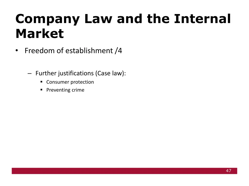 company law and the internal market 7