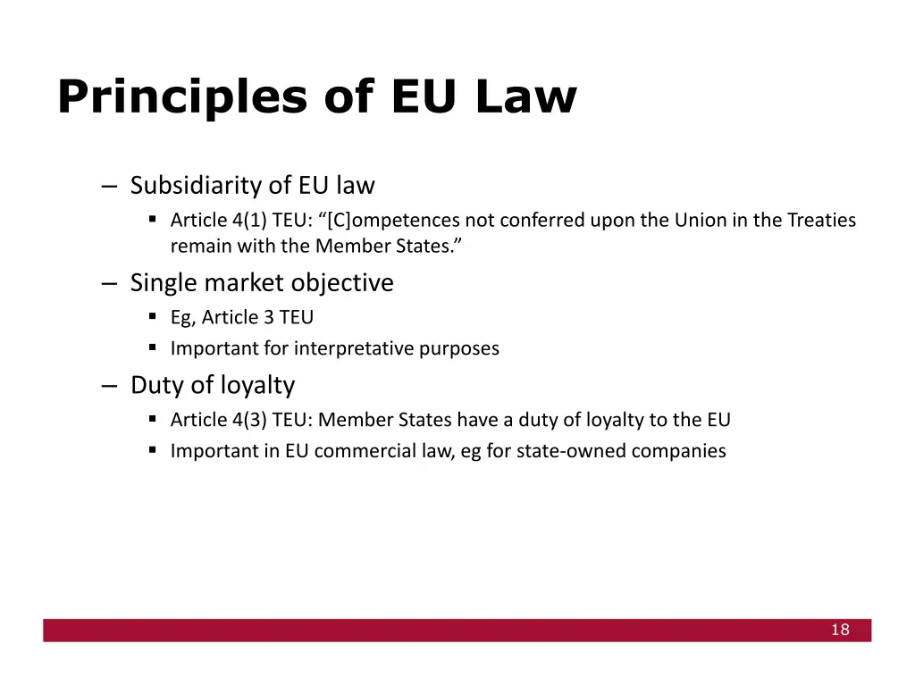 principles of eu law 1