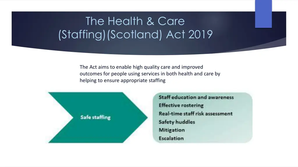 the health care staffing scotland act 2019