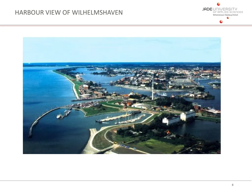 harbour view of wilhelmshaven