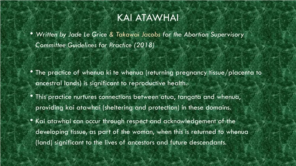 kai atawhai 1