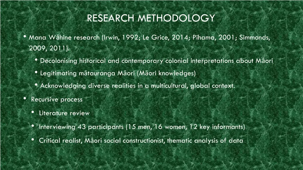 research methodology