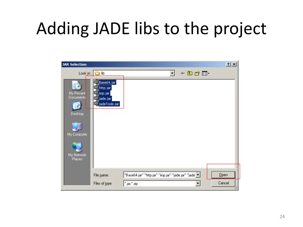 adding jade libs to the project 1